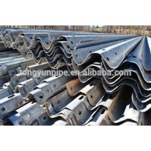 Galvanização W Beam Steel Highway Guardrail Desenho